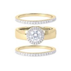 3-delige ring Bronzallure - 611677