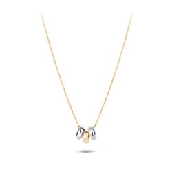 Ketting 14 kt met fantasie bicolor - 606983