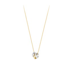 Ketting 14 kt met fantasie bicolor - 606983