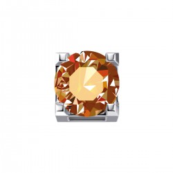 Element wit goud met madeira topaas - 610893