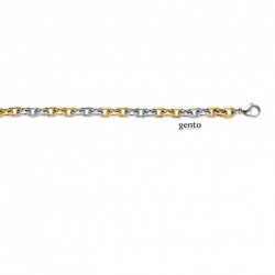 Armband bicolor staal - 611637