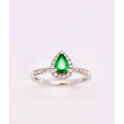 Entourage met smaragd en diamanten - 609449