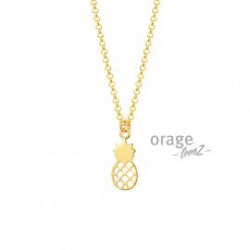 Hanger geelkleurig ananas - 605387